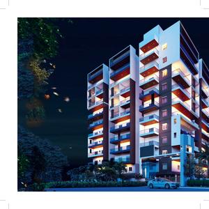 Image of 1270 Sq.ft 2 BHK Apartment / Flat for sale in Chandanagar, Hyderabad for Rs. 9144000