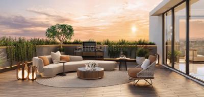Balcony Image of 1999 Sq.ft 3.5 BHK Apartment / Flat for sale in Lodha Sylvan, Hinjawadi Pune for Rs. 19900000