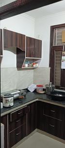 Kitchen Image of 900 Sq.ft 3 BHK Apartment / Flat for sale in Manyawas Jaipur for Rs. 3000000