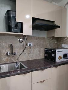 Kitchen Image of 950 Sq.ft 1 BHK Builder Floor for rent in Sector 39 Gurgaon for Rs. 33000