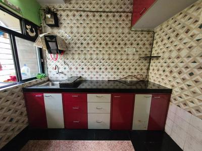 Kitchen Image of 565 Sq.ft 1 BHK Apartment / Flat for rent in Hiranandani Estate Thane for Rs. 22000