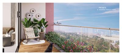 Balcony Image of 2313 Sq.ft 3 BHK Apartment / Flat for sale in Chharodi Ahmedabad for Rs. 11565000