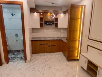 Kitchen Image of 630 Sq.ft 2 BHK Builder Floor for rent in Dwarka Mor New Delhi for Rs. 15500