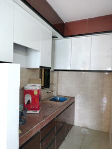 Kitchen Image of 600 Sq.ft 1 BHK Apartment / Flat for rent in Bharat Vihar New Delhi for Rs. 22000