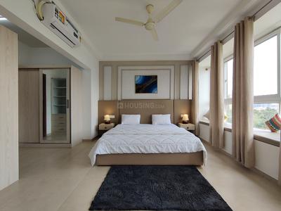 Bedroom Image of 1877 Sq.ft 3.5 BHK Apartment / Flat for rent in Bhartiya Nikoo Homes Phase 2, Thanisandra Bengaluru for Rs. 85009