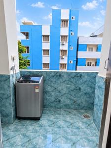 Balcony Image of 650 Sq.ft 1 BHK Apartment / Flat for rent in Kondapur Hyderabad for Rs. 25000