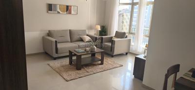 Living Room Image of 1400 Sq.ft 2.5 BHK Apartment / Flat for sale in Kingswood Court, Crossings Republik Ghaziabad for Rs. 10500000