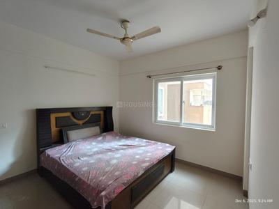 Bedroom Image of 1120 Sq.ft 3 BHK Apartment / Flat for rent in SNN Raj Serenity Phase 2, Akshayanagar Bengaluru for Rs. 46000