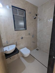 Bathroom Image of 1100 Sq.ft 3 BHK Apartment / Flat for rent in Basil Mondale, Mundhwa Pune for Rs. 40000