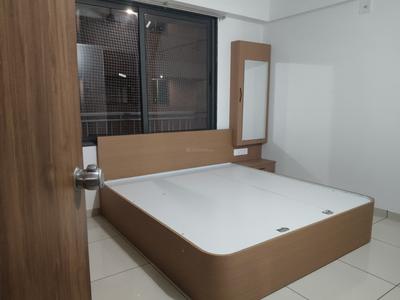 Bedroom Image of 1280 Sq.ft 2 BHK Apartment / Flat for rent in Sunbuildcon Suryansh Sanidhya Shivalaya, Sarkhej Ahmedabad for Rs. 19500