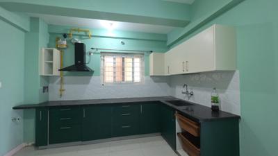 Kitchen Image of 1543 Sq.ft 3 BHK Apartment / Flat for rent in Surya Humming Bird, Thirumalashettyhally Bengaluru for Rs. 46000