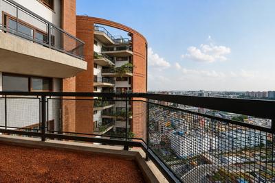Balcony Image of 2753 Sq.ft 3 BHK Apartment / Flat for rent in Total Environment Pursuit of a Radical Rhapsody, Whitefield Bengaluru for Rs. 179500