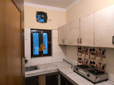 Kitchen Image of 1500 Sq.ft 2 BHK Builder Floor for rent in Sector 19 Noida for Rs. 32000