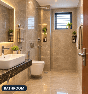 Image of 1520 Sq.ft 2 BHK Apartment / Flat for sale in Om Shri Vrinda Orchids, Sunrakh Bangar, Vrindavan for Rs. 11400000