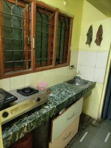 Kitchen Image of 400 Sq.ft 1 BHK Apartment / Flat for rent in Palasia Indore for Rs. 12000