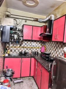 Kitchen Image of 650 Sq.ft 2 BHK Builder Floor for sale in Ramesh Nagar New Delhi for Rs. 5900000