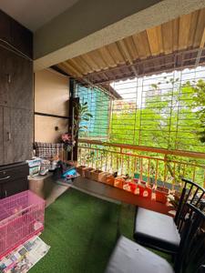 Balcony Image of 635 Sq.ft 1 BHK Apartment / Flat for rent in Dombivli West Thane for Rs. 14000