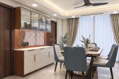 Hall Image of 1300 Sq.ft 3 BHK Apartment / Flat for rent in Chordias The Crown, Durgapura Jaipur for Rs. 90000