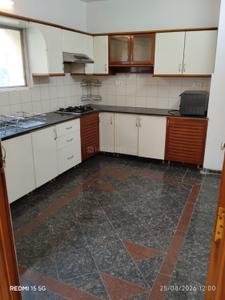 Kitchen Image of 3000 Sq.ft 3 BHK Apartment / Flat for rent in Jayabheri Silicon County, Kothaguda Hyderabad for Rs. 100000