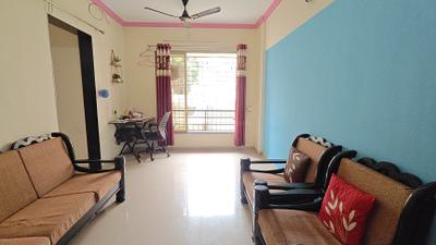 Living Room Image of 650 Sq.ft 1 BHK Apartment / Flat for sale in Kalwa Thane for Rs. 8000000