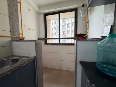 Kitchen Image of 950 Sq.ft 1.5 BHK Apartment / Flat for rent in Sun Rising Homes, Gota Ahmedabad for Rs. 17500
