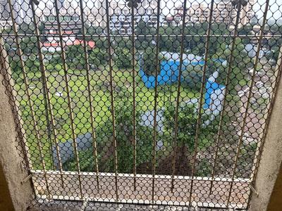 Balcony Image of 690 Sq.ft 1 BHK Apartment / Flat for rent in Shankheshwar Presidency, Kalyan West Kalyan for Rs. 11000
