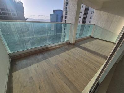 Balcony Image of 1800 Sq.ft 4 BHK Apartment / Flat for sale in Aurum Q Residences, Ghansoli Navi Mumbai for Rs. 42000000
