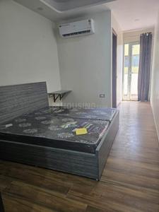 Bedroom Image of 450 Sq.ft 1 RK Builder Floor for rent in Sector 14 Gurgaon for Rs. 23000
