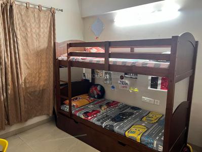 Bedroom Image of 1450 Sq.ft 2.5 BHK Apartment / Flat for rent in Park Royale, Rahatani Pune for Rs. 50000