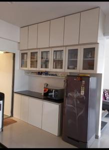 Kitchen Image of 1530 Sq.ft 3 BHK Apartment / Flat for sale in Gota Ahmedabad for Rs. 7800000