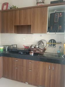 Kitchen Image of 1095 Sq.ft 2 BHK Apartment / Flat for rent in Milan Earth, Raj Nagar Extension Ghaziabad for Rs. 13000