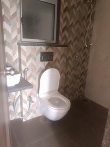 Common Bathroom Image of 715 Sq.ft 2 BHK Apartment / Flat for rent in Veena Smart Homes, Kandivali West Mumbai for Rs. 63000