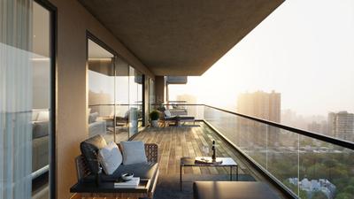 Balcony Image of 9903 Sq.ft 5 BHK Apartment / Flat for sale in Swati Senor, Ambli Ahmedabad for Rs. 108933000