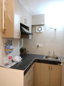 Kitchen Image of 600 Sq.ft 1 BHK Apartment / Flat for rent in Vikram Golf View Condos by Vikram Properties And Builder, Sector 19 Dwarka New Delhi for Rs. 32000