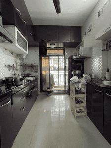 Kitchen Image of 960 Sq.ft 2 BHK Apartment / Flat for sale in Platinum Galaxy, Vasai West Vasai for Rs. 8400000