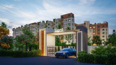 Image of 910 Sq.ft 2 BHK Apartment / Flat for sale in Sapnil Residency , Baranagar, Kolkata for Rs. 4200000