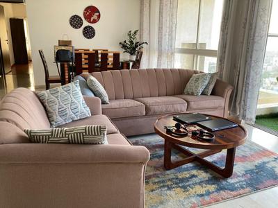 Hall Image of 1400 Sq.ft 2 BHK Apartment / Flat for rent in Darode Shriniwas Liviano Phase I, Kharadi Pune for Rs. 55000