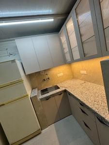 Kitchen Image of 1500 Sq.ft 1 BHK Builder Floor for rent in Hauz Khas New Delhi for Rs. 60000