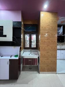 Kitchen Image of 1152 Sq.ft 3 BHK Builder Floor for rent in Govindpuram Ghaziabad for Rs. 15000