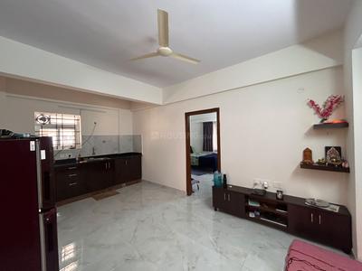 Kitchen Image of 600 Sq.ft 1 BHK Apartment / Flat for rent in Baiyappanahalli Bengaluru for Rs. 20000