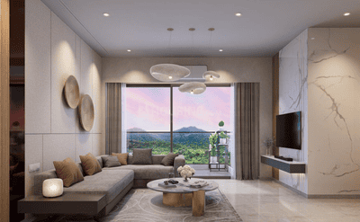 Image of 1050 Sq.ft 2 BHK Apartment / Flat for sale in Kolshet, Thane for Rs. 12000000