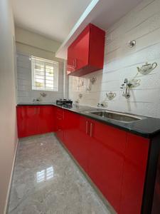 Kitchen Image of 750 Sq.ft 1 BHK Apartment / Flat for rent in BTM Layout Bengaluru for Rs. 29899