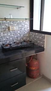 Kitchen Image of 800 Sq.ft 1 BHK Apartment / Flat for rent in Sagar Lifestyle Towers, Salaiya Bhopal for Rs. 15000
