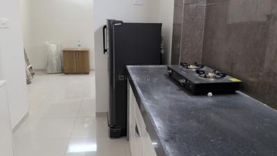 Kitchen Image of 717 Sq.ft 1 BHK Apartment / Flat for rent in Zaveri Palash Homes, Sarkhej Ahmedabad for Rs. 25000