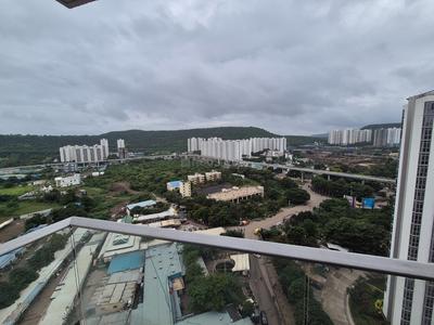 Balcony Image of 1750 Sq.ft 2 BHK Apartment / Flat for rent in Kasturi Eon Homes, Hinjawadi Phase 3 Pune for Rs. 34999