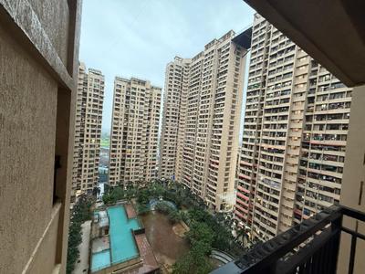 Balcony Image of 460 Sq.ft 1 BHK Apartment / Flat for rent in Raunak City Sector IV D6, Kalyan West Kalyan for Rs. 17500