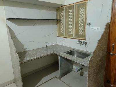 Kitchen Image of 600 Sq.ft 1 BHK Builder Floor for rent in Mahalakshmi Nagar Indore for Rs. 12000
