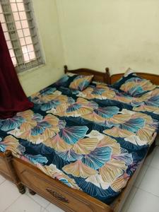 Bedroom Image of 350 Sq.ft 1 RK Builder Floor for rent in Mehdipatnam Hyderabad for Rs. 7000