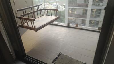 Living Room Image of 1800 Sq.ft 3 BHK Apartment / Flat for rent in Satyamev Serene, Gota Ahmedabad for Rs. 45000