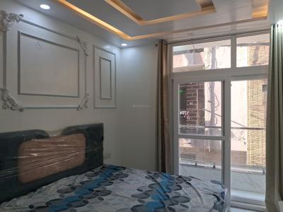 Bedroom Image of 900 Sq.ft 3 BHK Builder Floor for rent in Dwarka Mor New Delhi for Rs. 32000